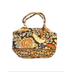 VERA BRADLEY Parisian Paisley Pattern Angel Tote, Quilted Shoulder Bag And Pouch